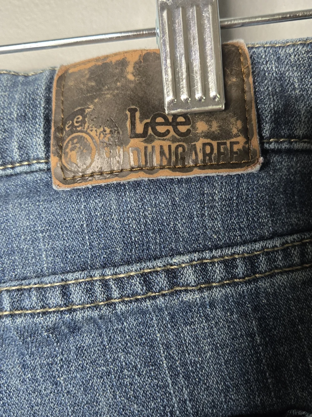 Lee Dungarees Vintage Series Jeans Mens 36x30 Light Wash Straight Fit Denim
